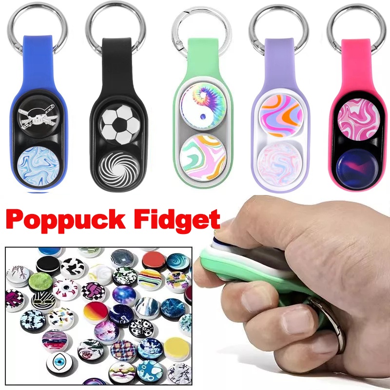 Hand Spinner Series แม่เหล็กป็อบอัพ ยืดหยุ่น คลายเครียด หลากสี ของเล่นสําหรับเด็ก ผู้ใหญ่ ของขวัญคริสต์มาส
