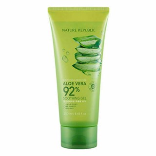 Nature Republic Aloe vera 92% - Soothing gel 250 ml (หลอด) เจลว่านหางจระเข้