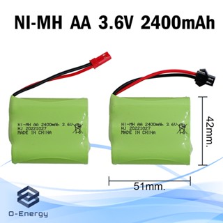 NI-MH AA 3.6V 2400mAh battery pack Connector SM 2Pin / JST 2Pin แถวเรียง