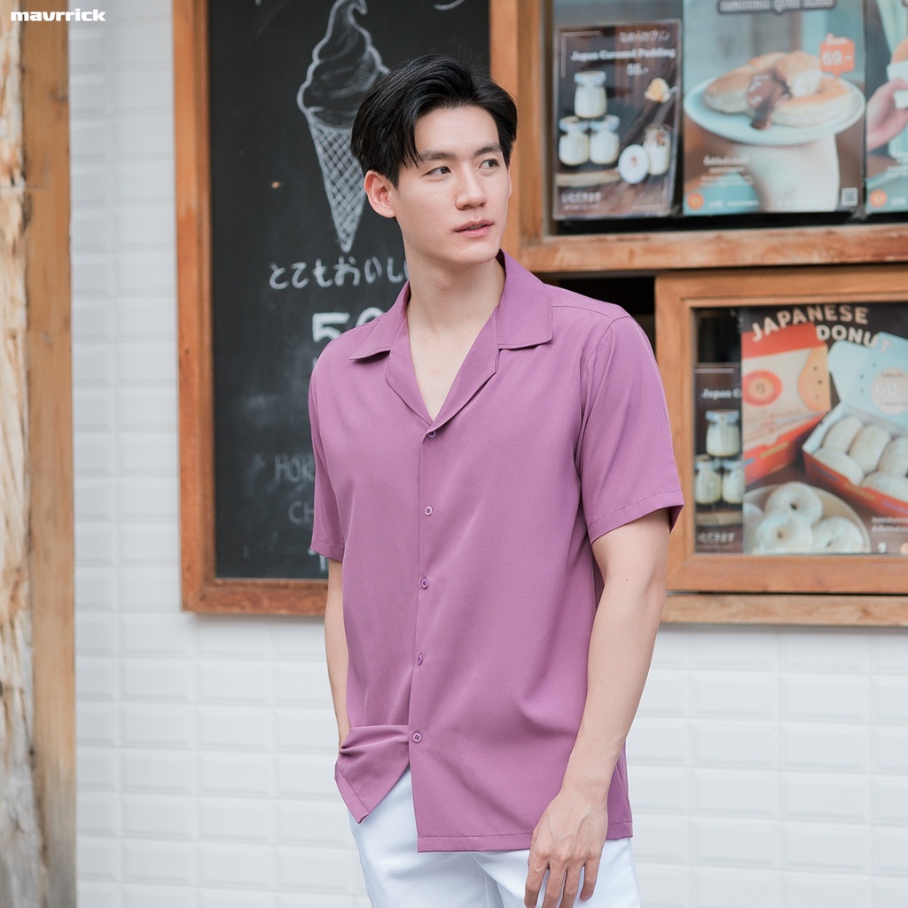 MAVRRICK-มาริค ยอดขาย No.1 สุดยอดเสื้อเชิ้ต-ฮาวาย ยับยาก (แขนสั้น)