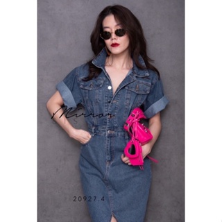 iiWA DeNim DReSS•• เดรสเชิ้ตยีนส์ ตัวเก่งตัวเก๋...ที่ต้องถูกใจสาวๆเป็นแน่..!! มาดเท่ห์กับช่วงบนเป็นเชิ้ตแขนสั้น