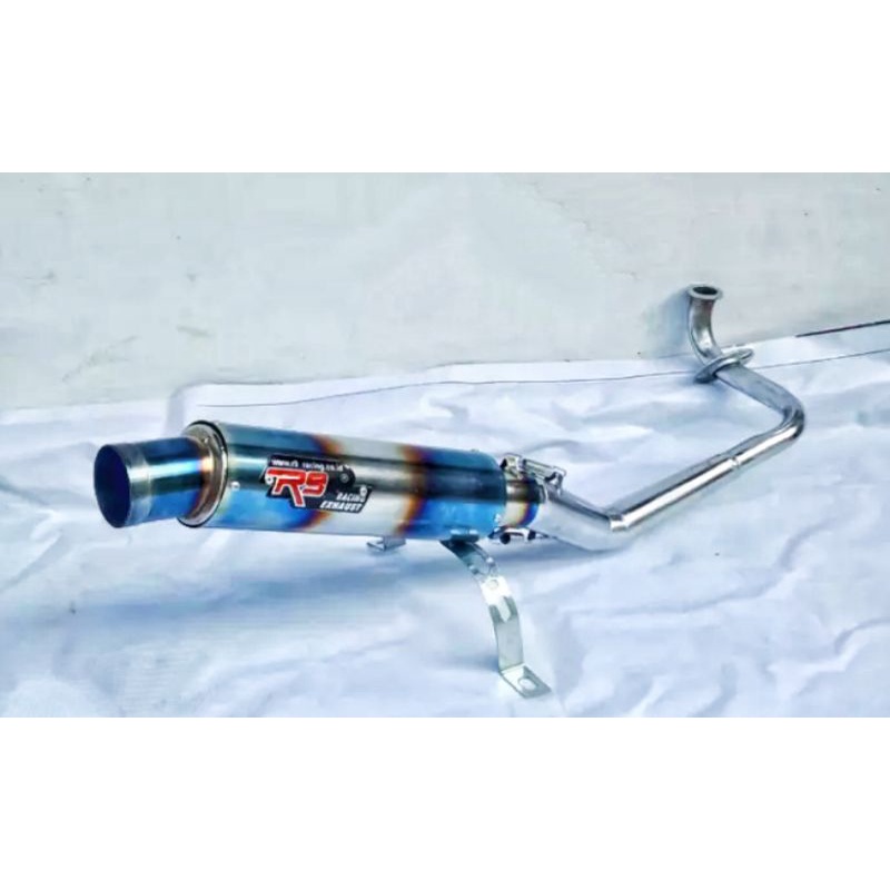 Exhaust racing R9 mugello spin 125 skydrive skywave hayate