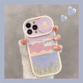 เคสโทรศัพท์มือถือ แบบนิ่ม ลายภาพวาดสีน้ํามัน กันกระแทก สําหรับ Iphone 13 11 12promax XSMAX xs xr