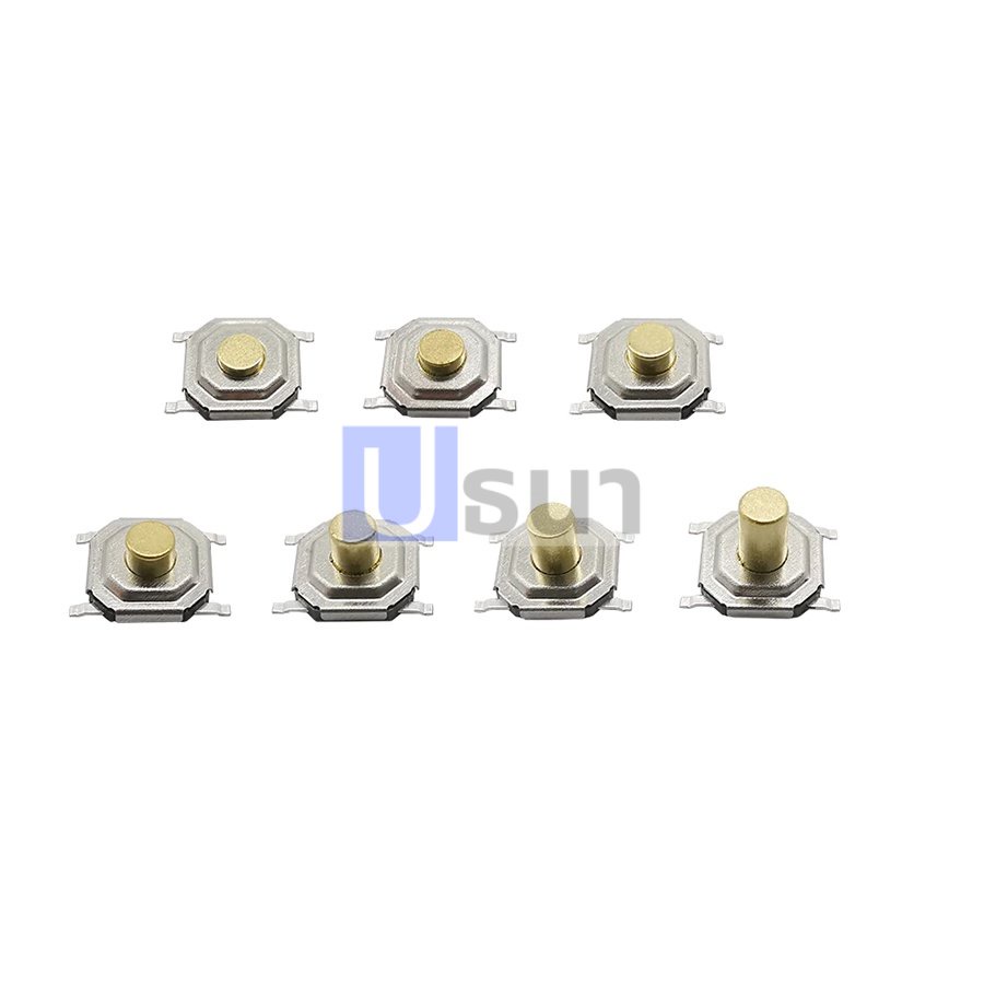 สวิทช์ ปุ่มกด SMD Push Button Switch ไมโครสวิทช์ TACT Switch กดติด-ปล่อยดับ #S4P 5x5xHmm (1 ตัว)