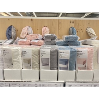 DVALA ผ้าปูที่นอน ผ้าปูที่นอนรัดมุม  150x200 ซม.( 5 ฟุต) by IKEA