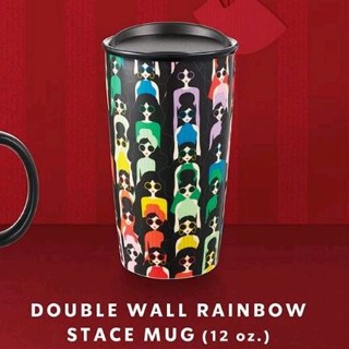 Double Wall Rianbow Stace Mug 12 oz.