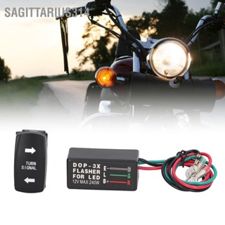 BSagittarius314 สวิตช์ไฟเลี้ยว Led 240W กันน้ํา กันกระแทก สําหรับรถจักรยานยนต์ Dc12V