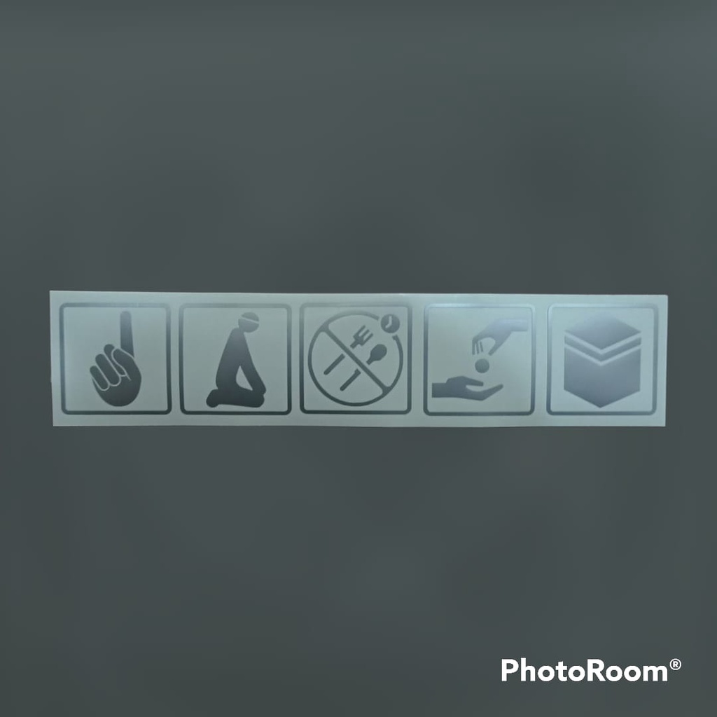 สติ๊กเกอร์ Rukun Islam / สติ๊กเกอร์ Kereta