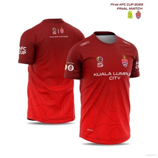 เสื้อกีฬาแขนสั้น คอกลม ขนาดใหญ่ ลาย SY3 2022 Final AFC CUP Baju Jersey KL City สําหรับผู้ชาย และผู้หญิง ไซซ์ YS3