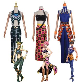 พร้อมส่ง เสื้อผ้าคอสเพลย์ JOJOs Bizarre Adventure COS IHSI