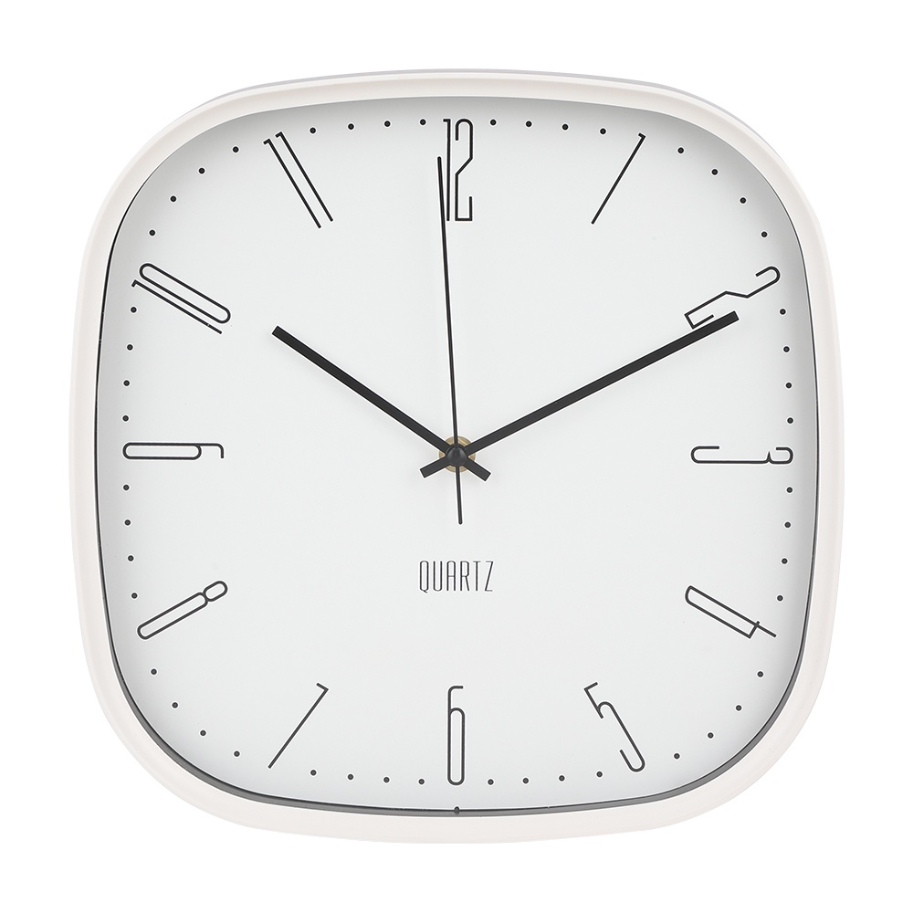 Clocks 350 บาท INDEX LIVING MALL นาฬิกาติดผนัง รุ่นแดร์รี่ ขนาด 12 นิ้ว – สีขาว Home & Living