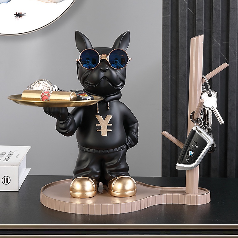 กระปุกออมสินเรซิ่น รูปหมีโหด สร้างสรรค์ เครื่องประดับ สําหรับตกแต่งบ้าน - รูปที่ 4