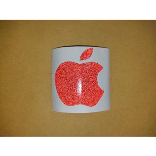 สติ๊กเกอร์ไอโฟน ipone Apple สะท้อนแสง สีสวยติดทน