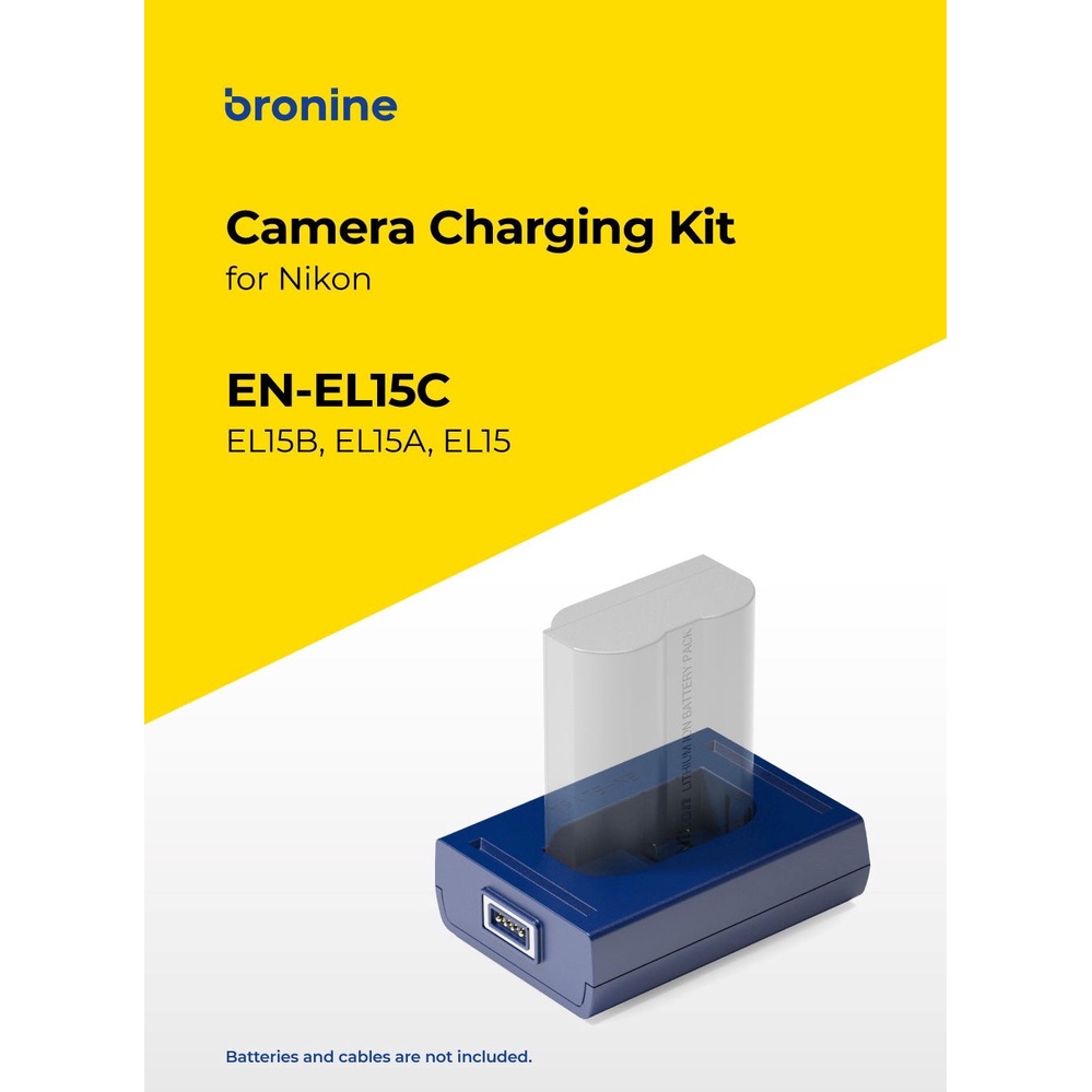 bronine Nikon EN-EL15C / EL15B / EL15A / EL15 Camera Battery Charging Kit #8