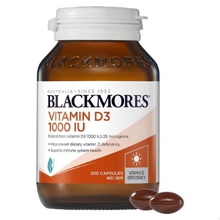 Blackmores Vitamin D3 1000IU Bone Health Immunity 200 Capsules