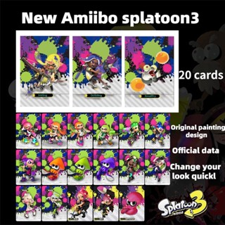 รุ่นล่าสุด พร็อพการ์ดตัวละคร Amiibo Splatoon 3 Splatoon NFC 1-3 ลิงค์ อุปกรณ์เสริม สําหรับแต่งคอสเพลย์ 17 ชิ้น