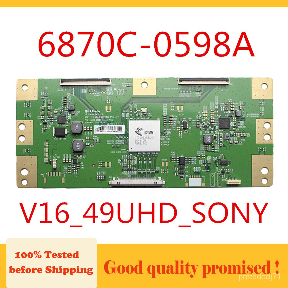 เมนบอร์ดทีวี Tcon Board 6870C-0598A 43 49 55นิ้วทีวี V16_49UHD_SONY TV Board สำหรับ SONY LG... ฯลฯ Al Logic Board T-Con #8