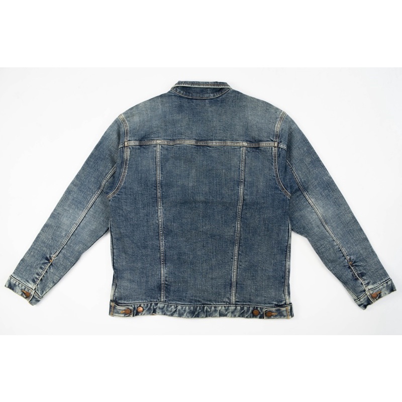 Nudie Jeans Benny Jacket Vintage Blue size M ของแท้ 100% #3