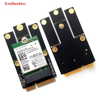 [Smileofen] อะแดปเตอร์การ์ดไร้สายบลูทูธ m.2 NGFF เป็น Mini pci-e สําหรับ m.2 Wifi