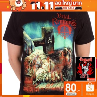 เสื้อวง Vital Remains เสื้อลาย  เสื้อคอฟิต แฟชั่น เสื้อวินเทจ RCM1664