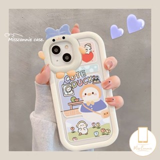 เคสโทรศัพท์มือถือ ลายการ์ตูนเป็ดน้อยน่ารัก 3D สําหรับ VIVO Y22 Y33s Y35 Y16 Y21 Y11 Y02s Y20 Y15 Y17 Y12 Y55 Y75 Y15s Y22s Y12i V25E V25 V23E V23 Y51 Y15A Y91 T1 Y20s Y20i Y30 Y31