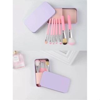 🖌แปรงแต่งหน้า 7 ชิ้น💐กล่องชมพู Makeup Brush ขนนุ่มชุดแปรงแต่งหน้า แปรงแต่งหน้าพร้อมกล่อง