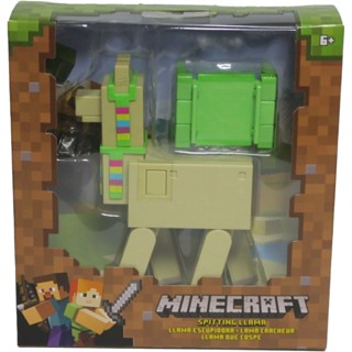 Minecraft Spitting Llama Action Figure มายคราฟ ลามะแลบลิ้นเอาน้ำลายโจมตีศัตรู ของแท้