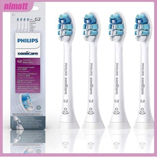 Ni หัวแปรงสีฟัน G2 Hx9034 65 แบบเปลี่ยน สําหรับ Philips Sonicare 4 ชิ้น