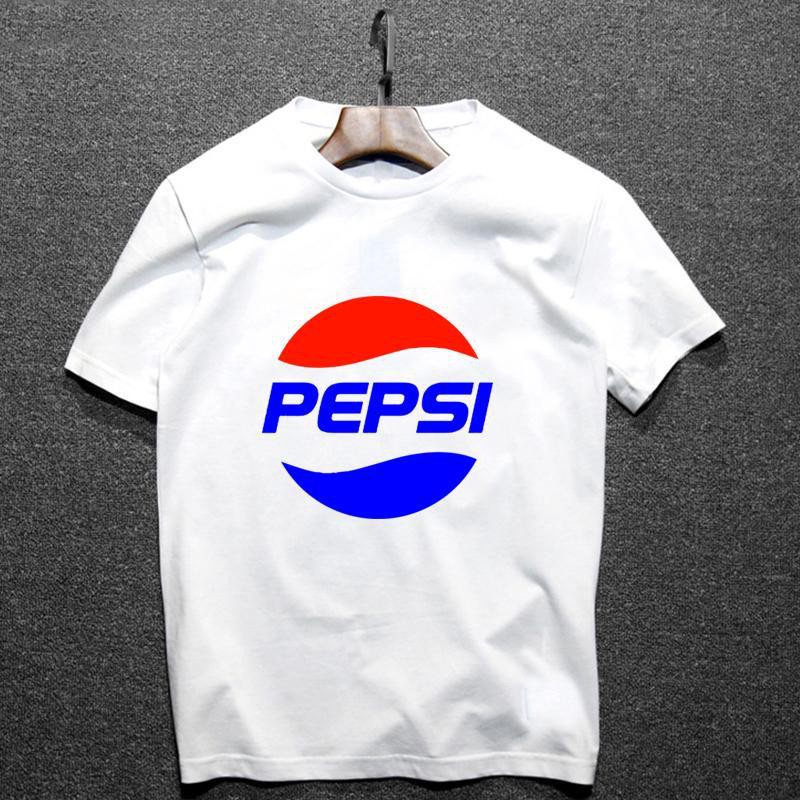 Hot all-match classic Retro-alphabet Pepsi-Cola แขนสั้นสําหรับเสื้อยืดชาย DPemad09BNhnlj33