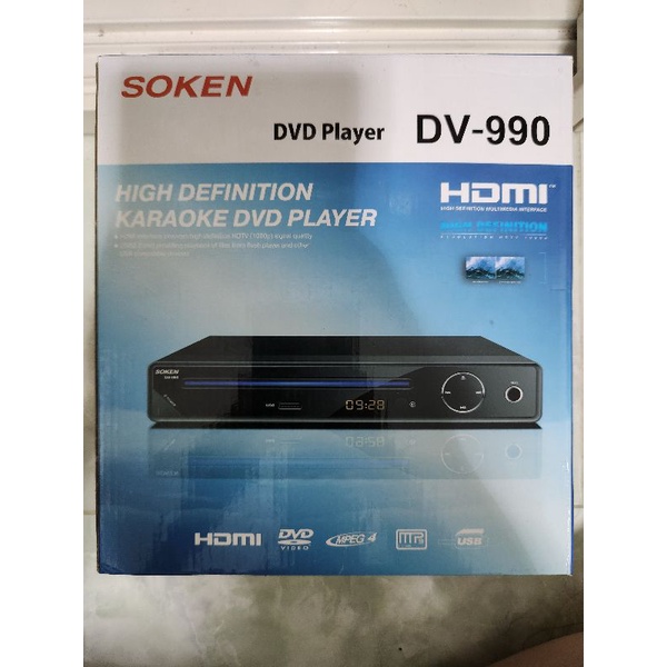 Used เครื่องเล่น Soken DVD Player รุ่น DV990 มือสอง ของแท้