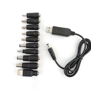 Dc อะแดปเตอร์แปลงสายเคเบิล แจ็ค USB 4.0x1.7 7.4 DC 5V เป็น 9V 8.4V 12V