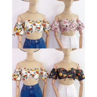 ❌ทักแชทถามก่อนซื้อ❌เสื้อครอปเปิดไหล่
