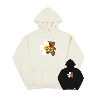 [GRAVER] [UNISEX] 100% authentic HOODIES (graphic - big flower bear smile)