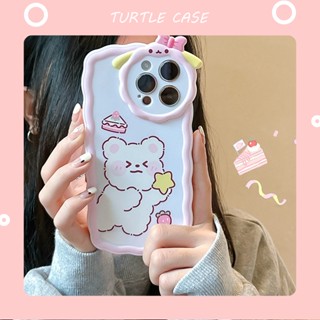 [พร้อมส่ง] เคสโทรศัพท์มือถือ ลายการ์ตูนหมี แกะน้อย สําหรับ Apple iPhone 14 13 12 11 PROMAX XS XR XSMAX SE2020 6 7 8PLUS MINI