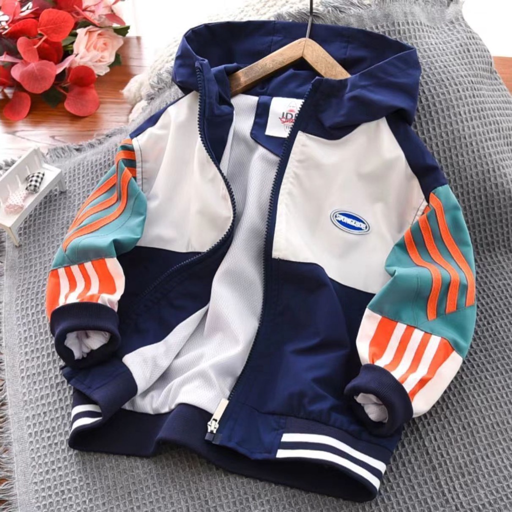 【พร้อมส่ง】 เสื้อแจ็กเก็ต แบบหนา สไตล์ตะวันตก แฟชั่นฤดูใบไม้ผลิ และฤดูใบไม้ร่วง สําหรับเด็กผู้ชาย อายุ 3-15 ปี