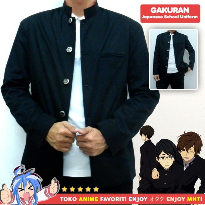 Gakuran Anime Blazer ชุดนักเรียนญี่ปุ่นสําหรับเด็กผู้ชาย