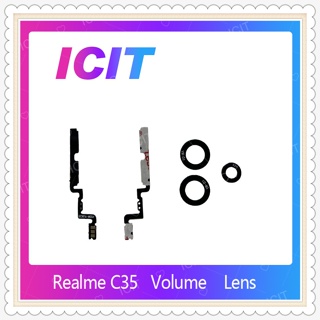 Lens Realme C35 อะไหล่เลนกล้อง กระจกเลนส์กล้อง กระจกกล้องหลัง Camera Lens (ได้1ชิ้นค่ะ) ICIT-Display