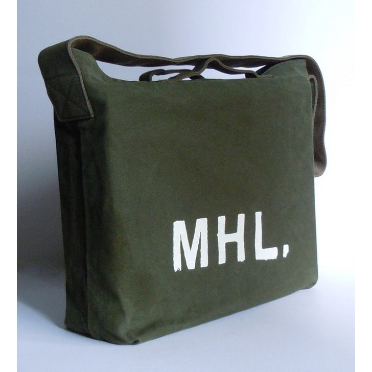 กระเป๋าผ้า MHL by Margaret Howell drab green แบบ TWO WAY