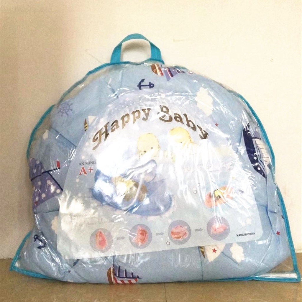 มุ้งนอนกันยุงแบบพกพา สำหรับเด็ก มุ้งเด็กอ่อน มุ้งกันยุง มุ้งเด็ก มุ้ง ที่นอนเด็ก ครบชุด แถมหมอนและเบาะรอง  ดนตร - รูปที่ 5