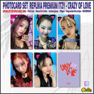 โฟโต้การ์ด ITZY Crazy In Love เคลือบเงา 2 ด้าน กันน้ํา