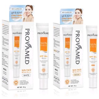 Provamed Sun Face SPF50+ 15 ml. โปรวาเมด ซัน เฟส