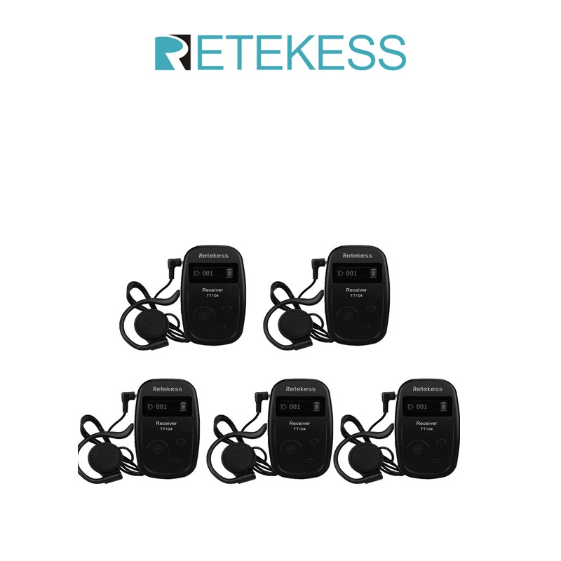 Retekess TT104 ระบบไกด์นำเที่ยวไร้สาย