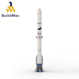 Buildmoc โมเดลจรวดอวกาศ 1:110 Saturn V เพื่อการศึกษา สําหรับเด็ก 1575 ชิ้น MOC-28692