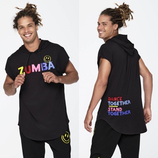 Zumba Dance Together Short Sleeve Hoodie (เสื้อยืดมีฮู้ดออกกำลังกายซุมบ้า)