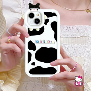 เคสโทรศัพท์มือถือ แบบนิ่ม พิมพ์ลายวัว 3 มิติ สําหรับ Oppo A17 A12 A95 A54 A77s A57 A16 A15 A74 A5s A96 A16K A76 A17K A3s A7 A55 A92 A16E A53 A31 A5 A9 A52 Reno 5 7Z 5F เคส