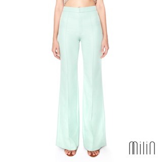 [MILIN] Heights Pants Center seam high waist flare leg pants กางเกงขาบาน เอวสูง ดีเทลตะเข็บตรงกลาง