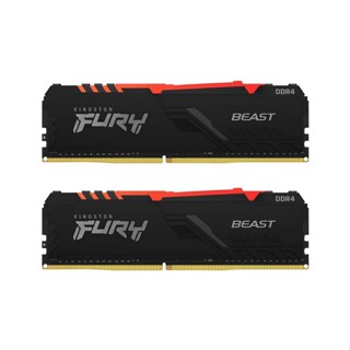 KF426C16BB1AK2/32  32GB 2666MHz DDR4 CL16 DIMM (Kit of 2) 1Gx8 FURY Beas