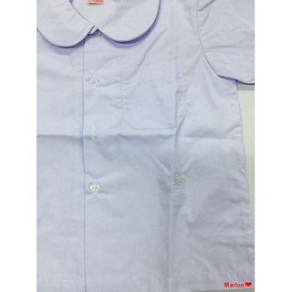 จัดส่งจากกรุงเทพเสื้ออนุบาลคอบัวตราช้างทอง