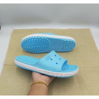 รองเท้าแตะแฟชั่น สไตล์ พร้อมส่ง Crocs  Bayaband Slide (Unisex)