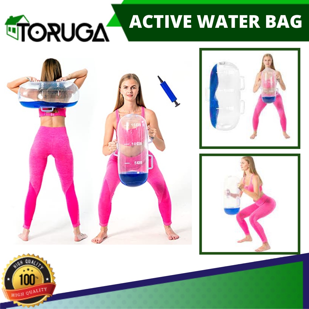 Gym & Fitness Weight Bag 15 KG Water Barbell | ถุงทรายน้ําที่ใช้งาน